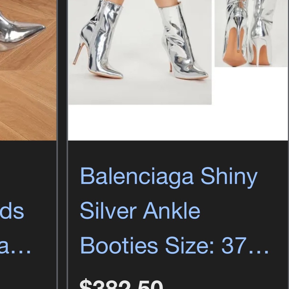 INC International Concepts Metallic Heeled Boots Brand New! - Picture 10 of 11